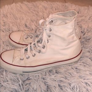 White high top converse